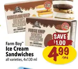 Farm Boy Farm Boy Ice Cream Sandwiches offer
