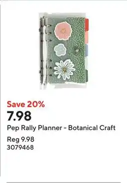 Staples Pep Rally Planner - Botanical Craft offer