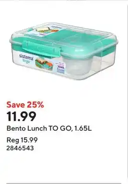 Staples Bento Lunch TO GO, 1.65L offer
