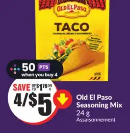 Chalo FreshCo Old El Paso Seasoning Mix 24 g offer