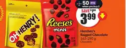 Chalo FreshCo Hershey's Bagged Chocolate 163-290 g offer