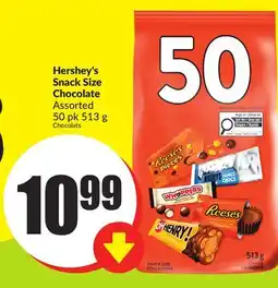 Chalo FreshCo Hershey's Snack Size Chocolate Assorted 50 pk 513 g offer