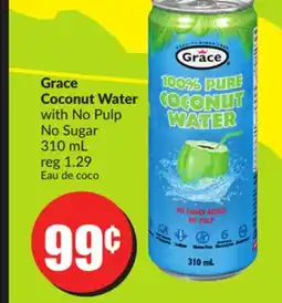 Chalo FreshCo Grace Coconut Water with No Pulp No Sugar 310 mL offer