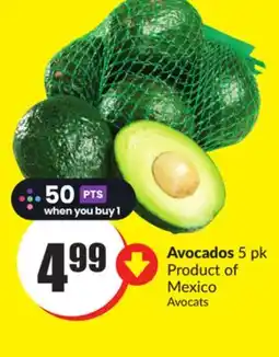 Chalo FreshCo Avocados 5 pk Product of Mexico offer