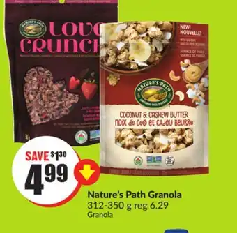 Chalo FreshCo Nature's Path Granola 312-350 g offer