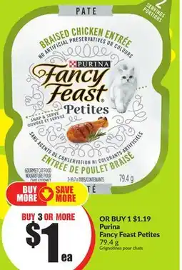 Chalo FreshCo Purina Fancy Feast Petites. 4 g offer