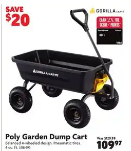 Home Hardware Poly Garden Dump Cart offer