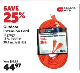 Home Hardware Outdoor Extension Cord offer