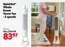 Home Hardware QuietSet Whole Room Tower Fan offer