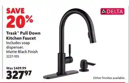 Home Hardware Trask Pull Down Kitchen Faucet offer
