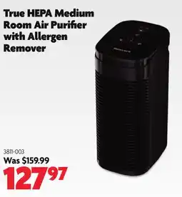 Home Hardware True HEPA Medium Room Air Purifier with Allergen Remover offer