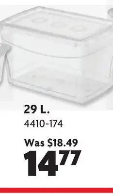 Home Hardware 29L Clear Omni Storage Box offer