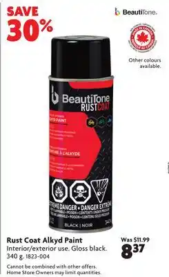 Home Hardware Rust Coat Alkyd Paint offer