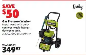 Home Hardware Gas Pressure Washer offer