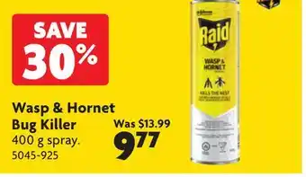 Home Hardware Wasp & Hornet Bug Killer offer