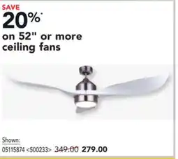 RONA 52 or more ceiling fans offer