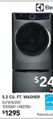 RONA Electrolux 5.2 CU. FT. WASHER offer