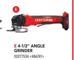 RONA CRAFTSMAN 4-1/2 ANGLE GRINDER offer