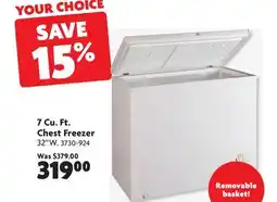 Home Hardware 7 Cu. Ft. Chest Freezer offer