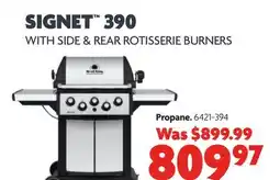 Home Hardware Signet 390 Propane BBQ - 3 Burners + Side & Rotisserie Burners offer