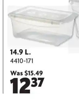 Home Hardware 14.9 L Omni Storage Boxes offer