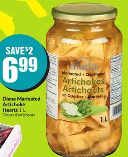 FreshCo Diana Marinated Aartichoke Heart 1 L offer