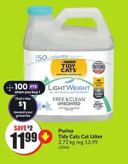 FreshCo Purina Tidy Cats Cat Litter 2.72 kg offer