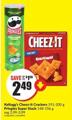 FreshCo Kellogg's Cheez-It Crackers 191-200 g offer