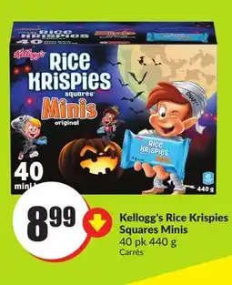 FreshCo Kellogg's Rice Krispies Squares Minis 40 pk 440 g offer