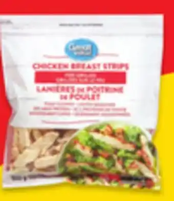 Walmart Great Value Chicken Breast Strips offer