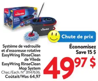Walmart EasyWring RinseClean Mop System offer