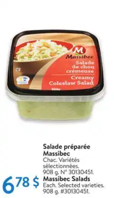 Walmart Massibec Salads offer