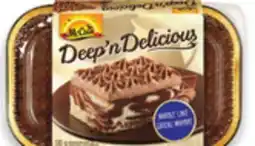 Walmart McCain Deep'n Delicious Frozen Cake offer