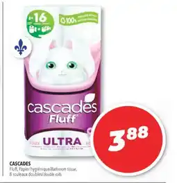 Familiprix CASCADES, Bathroom tissue, 8 double rolls offer