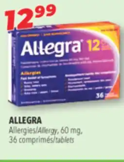 Familiprix ALLEGRA Allergy, 60 mg, 36 tablets offer