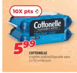 Familiprix COTTONELLE, Disposable wipes, 2 x 42 units offer