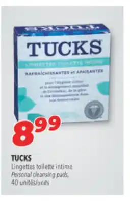 Familiprix TUCKS, Personal cleansing pads, 40 units offer
