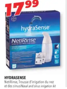 Familiprix HYDRASENSE Nasal and sinus irrigation kit offer