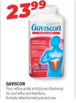 Familiprix GAVISCON For acid reflux and heartburn, selected sizes offer