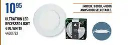 Canac Ultrathin LED Recessed Light 4 in offer