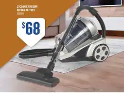 Canac Cyclonic Vacuum No Bag 3 Litres offer