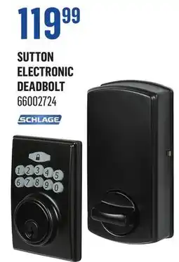 Canac Sutton Electronic Deadbolt offer