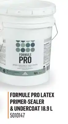 Canac Formule Pro Latex Primer-Sealer & Undercoat 18.9 L offer