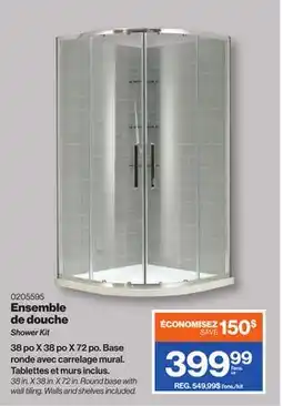 Patrick Morin Shower Kit offer