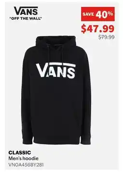 Sports Experts VANS CLASSIC Men's hoodie offer