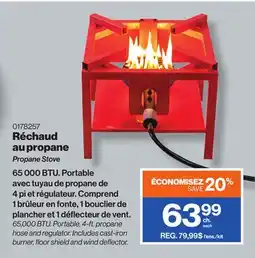 Patrick Morin Propane Stove offer