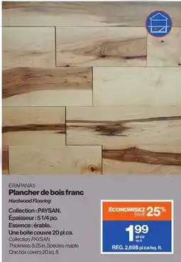 Patrick Morin Hardwood Flooring offer