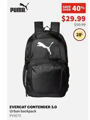 Sports Experts Puma EVERCAT CONTENDER 3.0 Urban backpack offer