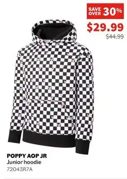 RIPZONE Poppy AOP Jr Junior hoodie