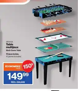 Patrick Morin Multi-Game Table offer